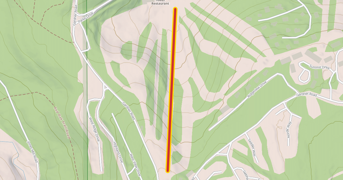 Map preview of Sunrise Lift