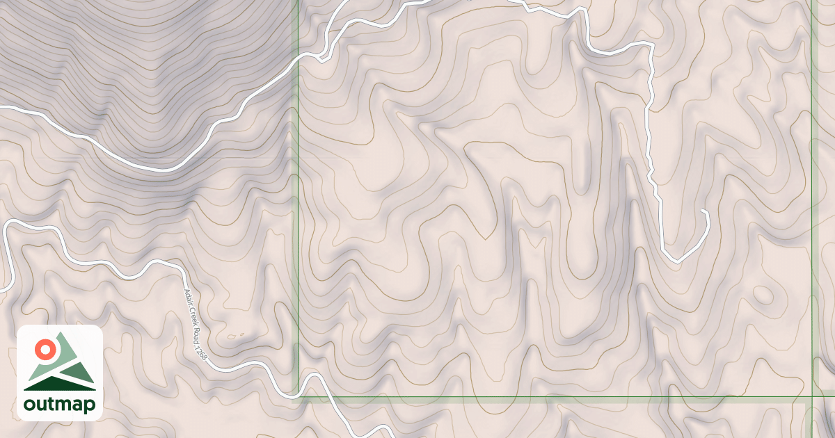 Map of ADAIR LOOP