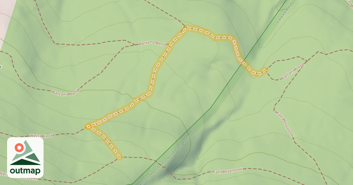 Map of Bartons Loop