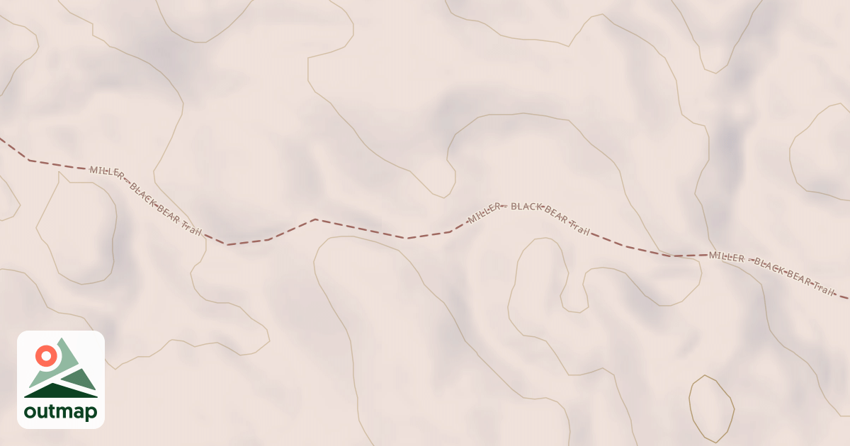 Map of Miller-Black Bear Trail