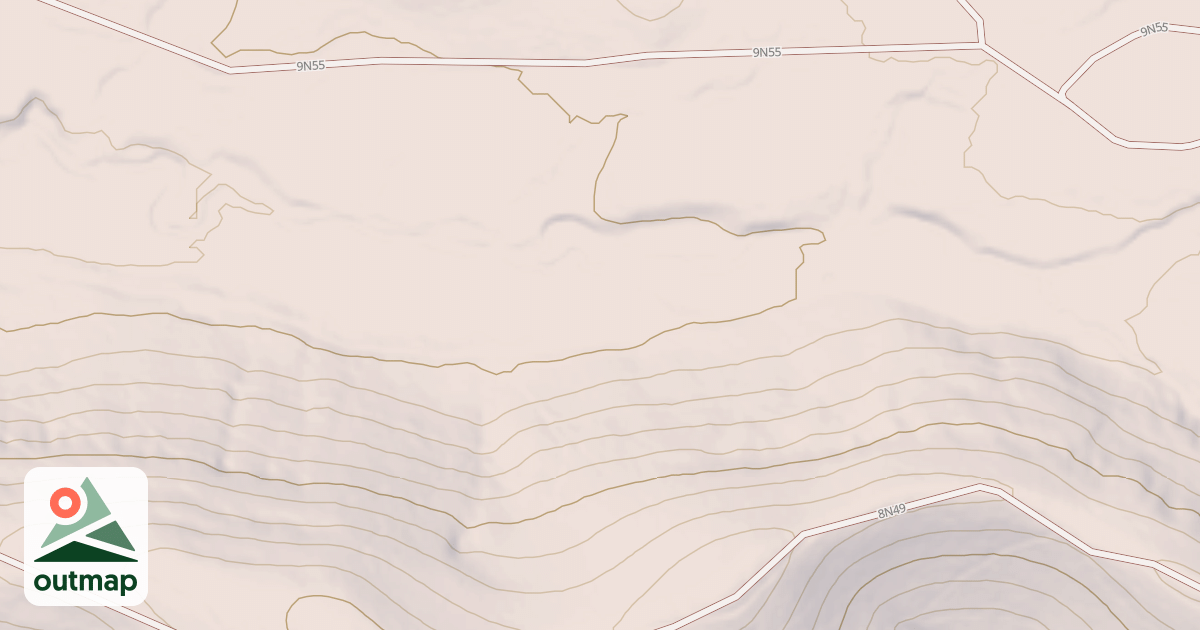 Map of Big Mtn. Loop