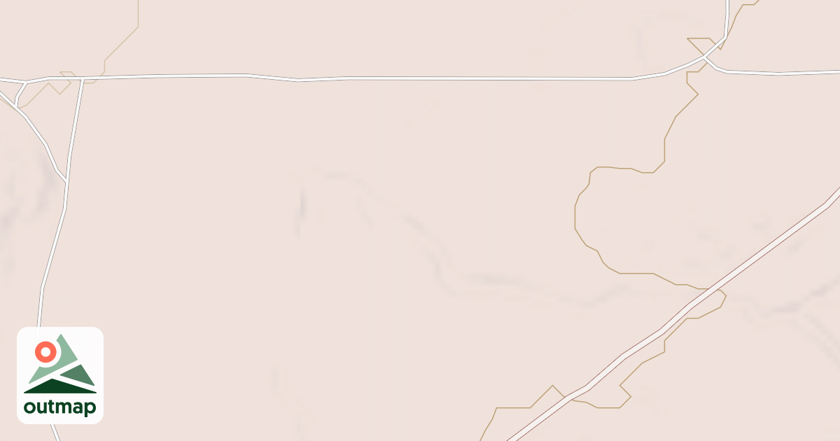 Map of Hackberry Trail System - To Hackberry Lake