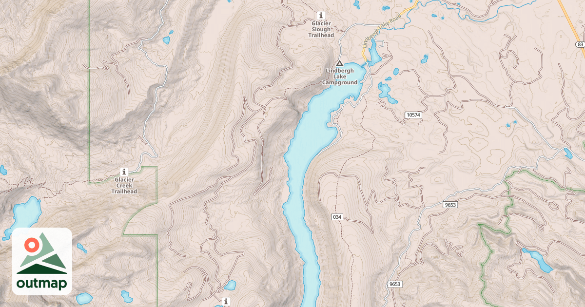 Map of LINDBERGH LAKE