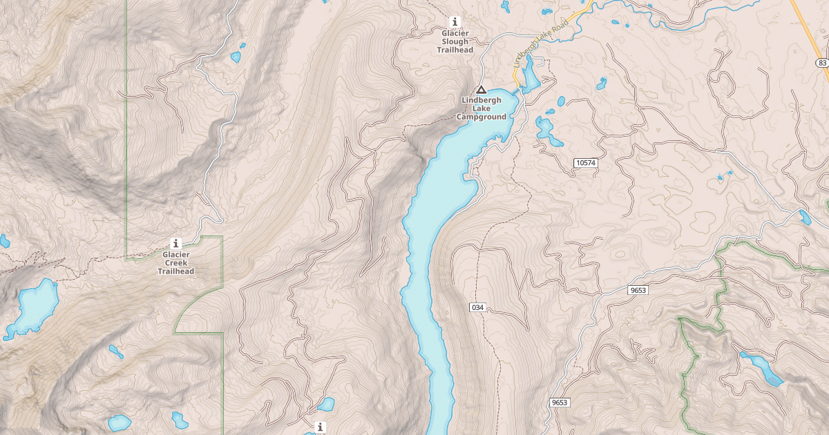 Map preview of LINDBERGH LAKE