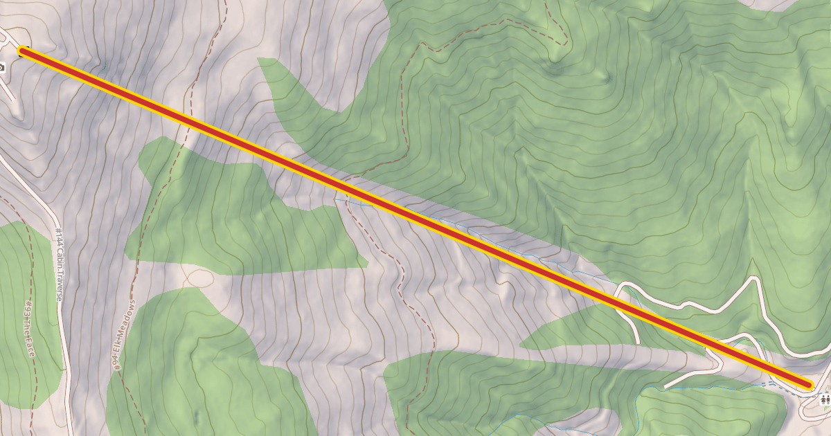 Map preview of Pine Creek Express #6