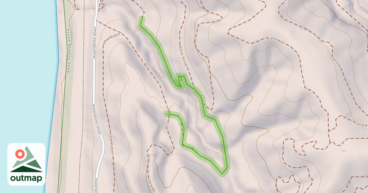 Map of Luchetah Falls