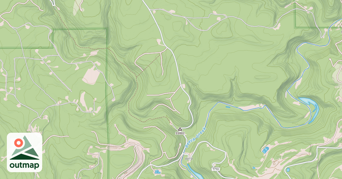 Map of Panther Snowmobile Trails