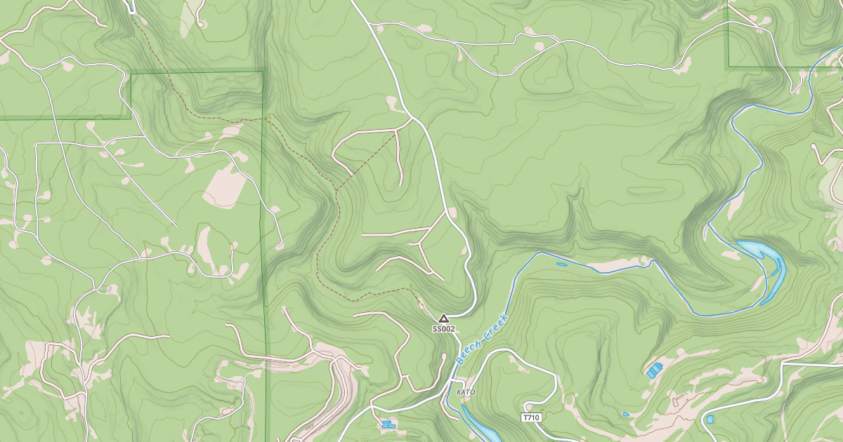 Map preview of Panther Snowmobile Trails