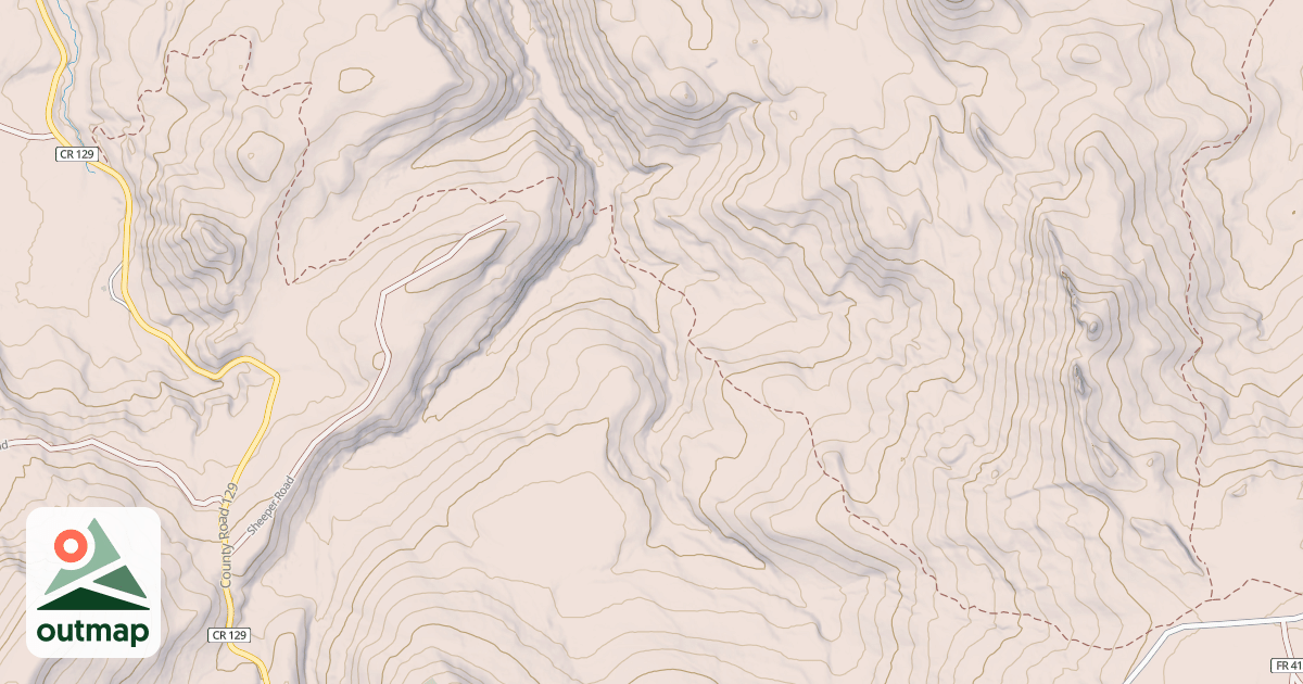 Map of Independence Creek