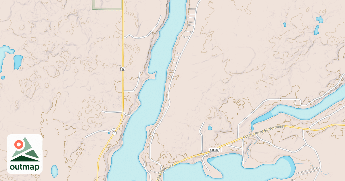 Map of Emily/Outing Trail