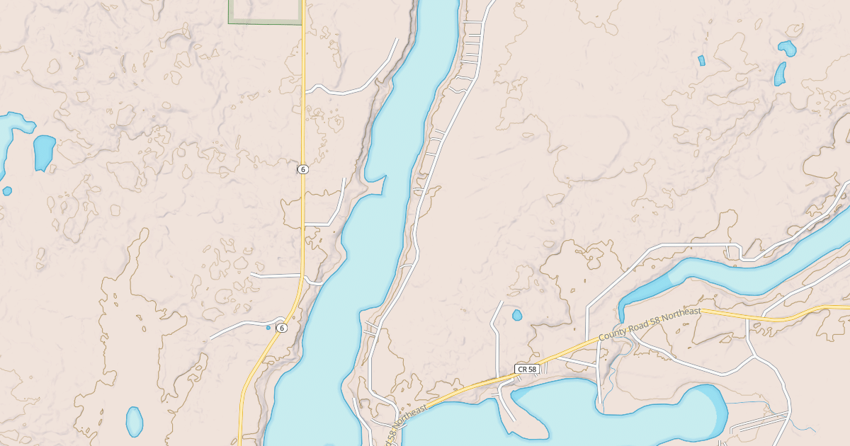 Map preview of Emily/Outing Trail