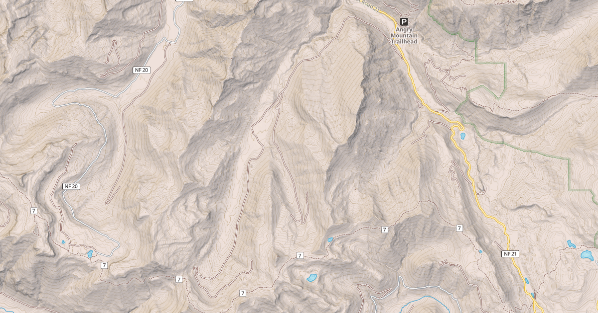 Map preview of DECEPTION CREEK