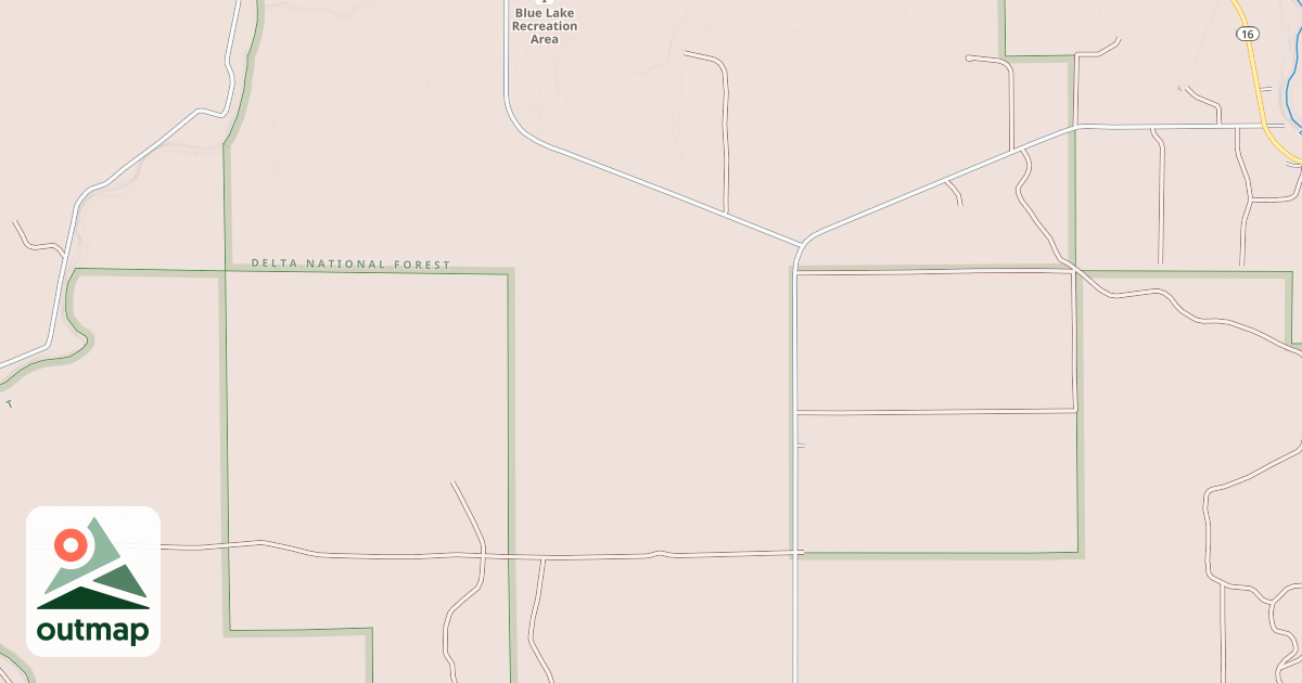 Map of RED ROCK ROAD