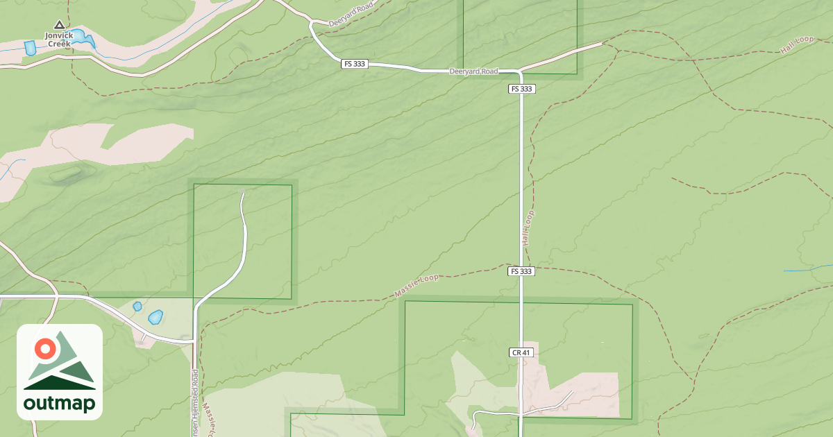 Map of DEERYARD