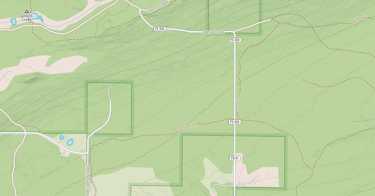 Map preview of DEERYARD