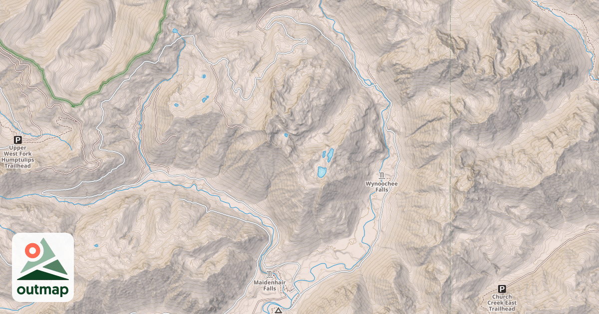 Map of WYNOOCHEE LOOP