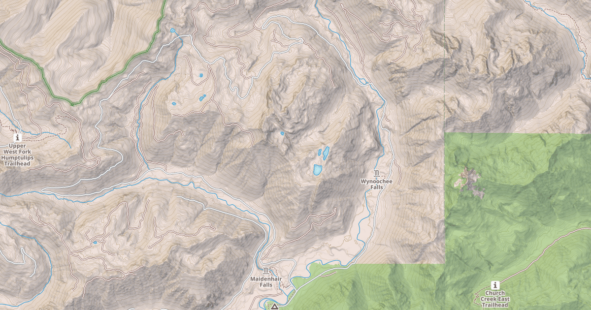 Map preview of WYNOOCHEE LOOP