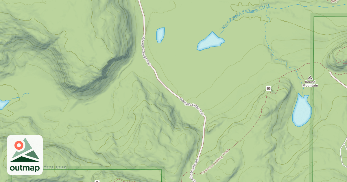 Map of Red Dot Trail