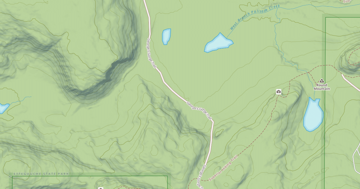 Map preview of Red Dot Trail