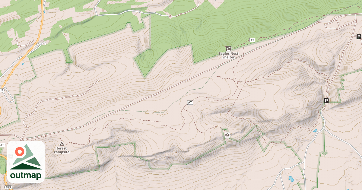 Map of Snowmobile Route
