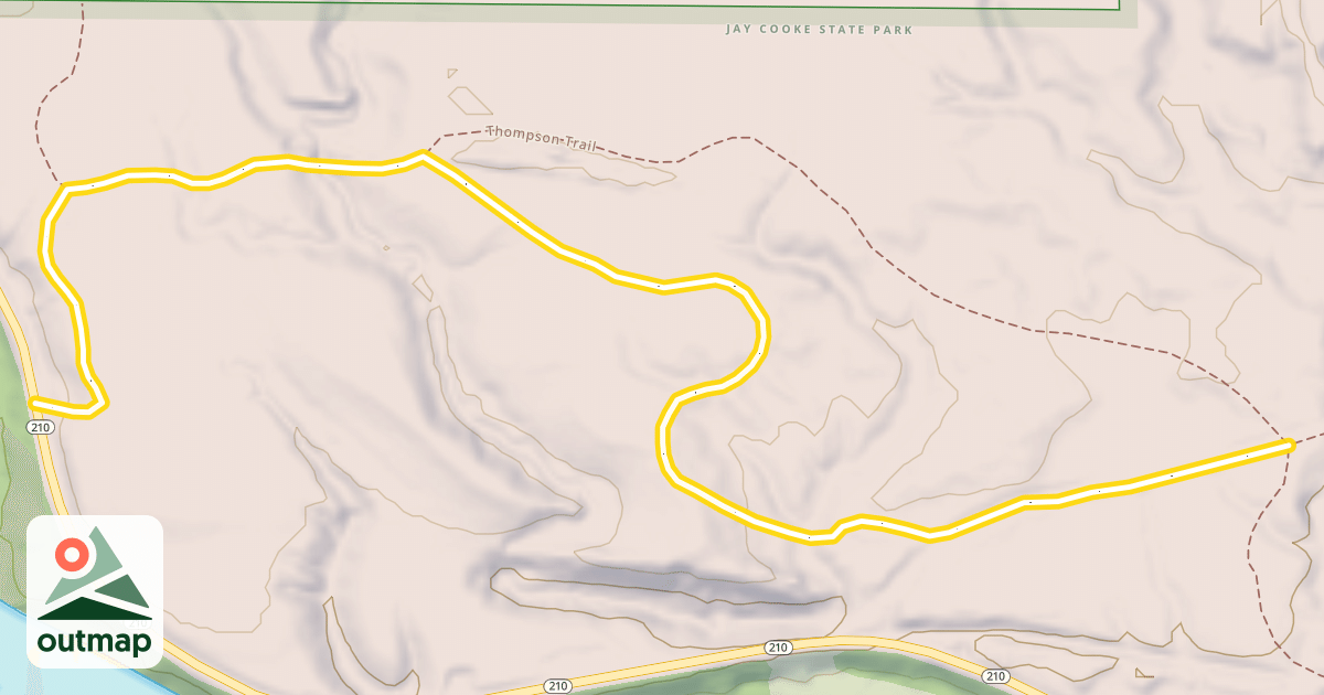 Map of Thompson Trail