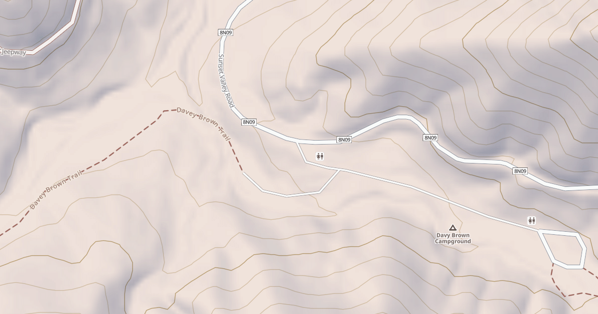 Map preview of DAVY BROWN CG.
