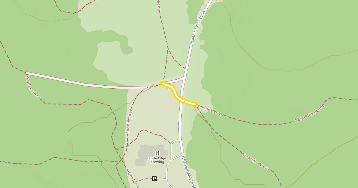Map preview of Twin Pines Loop
