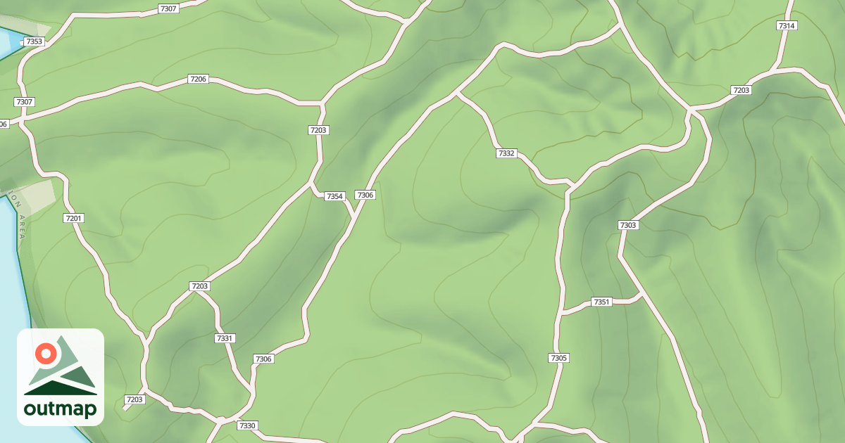 Map of USFS Motor Vehicle Use Map Trails 19410