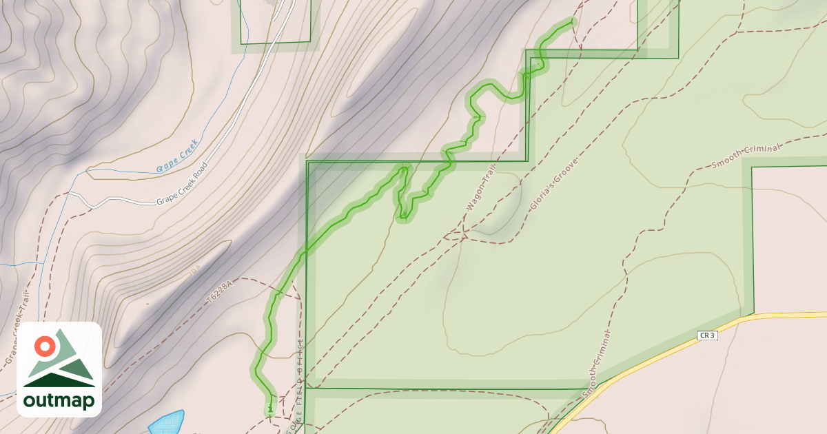 Map of Mutton Bustin'