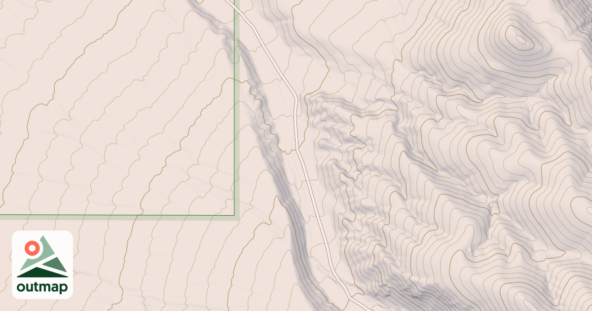 Map of BROOKS CANYON