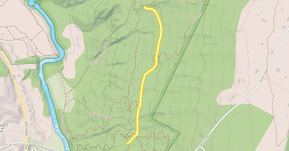 Map preview of Pileated Pass