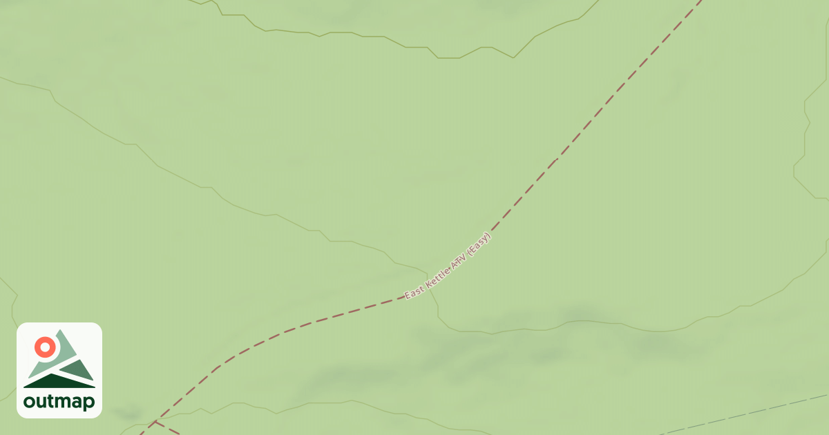 Map of East Kettle ATV Trail System