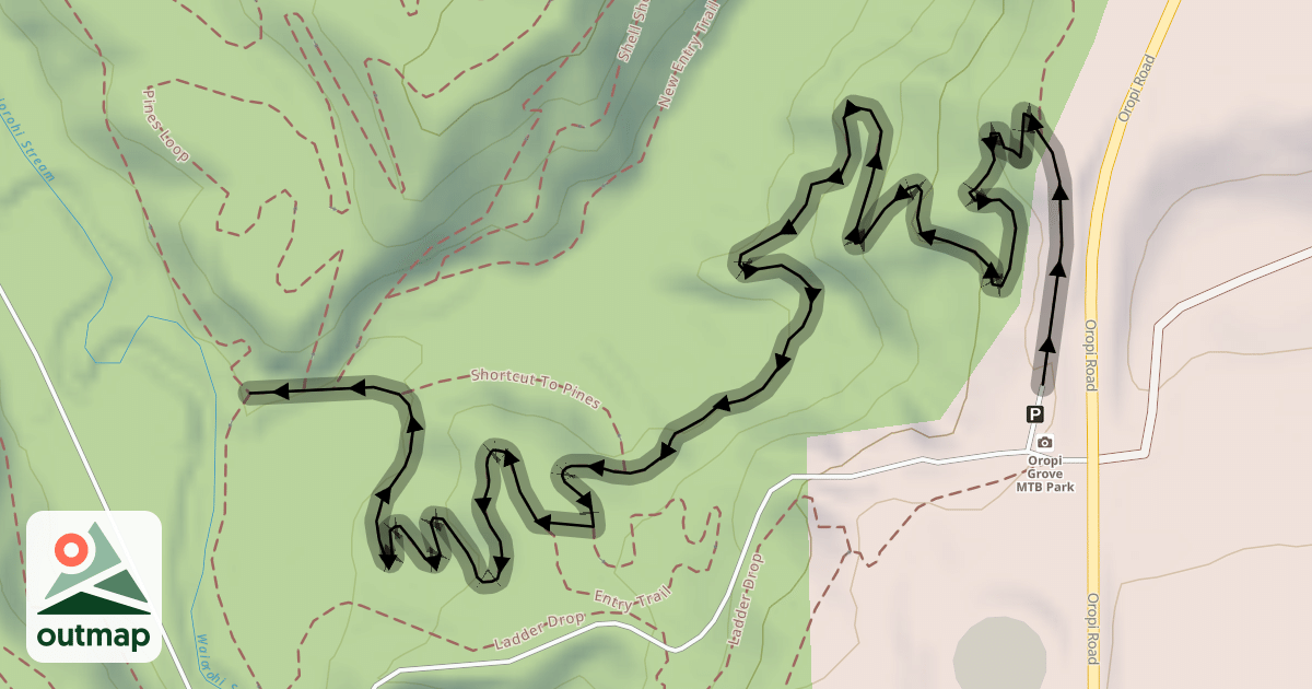 Map of Entry Trail