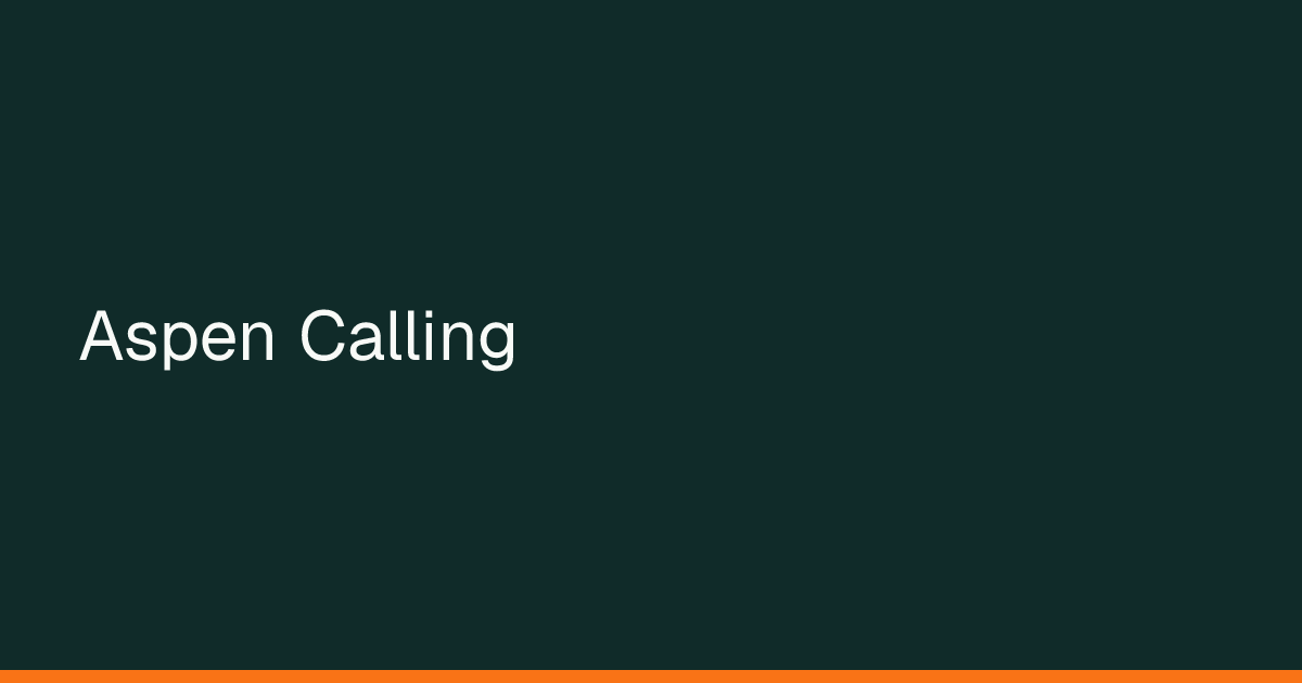 Map preview of Aspen Calling