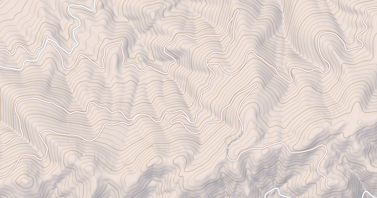 Map preview of DEWEY MOUNTAIN