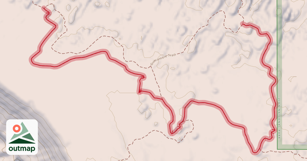 Map of Lime With A Twist Trail