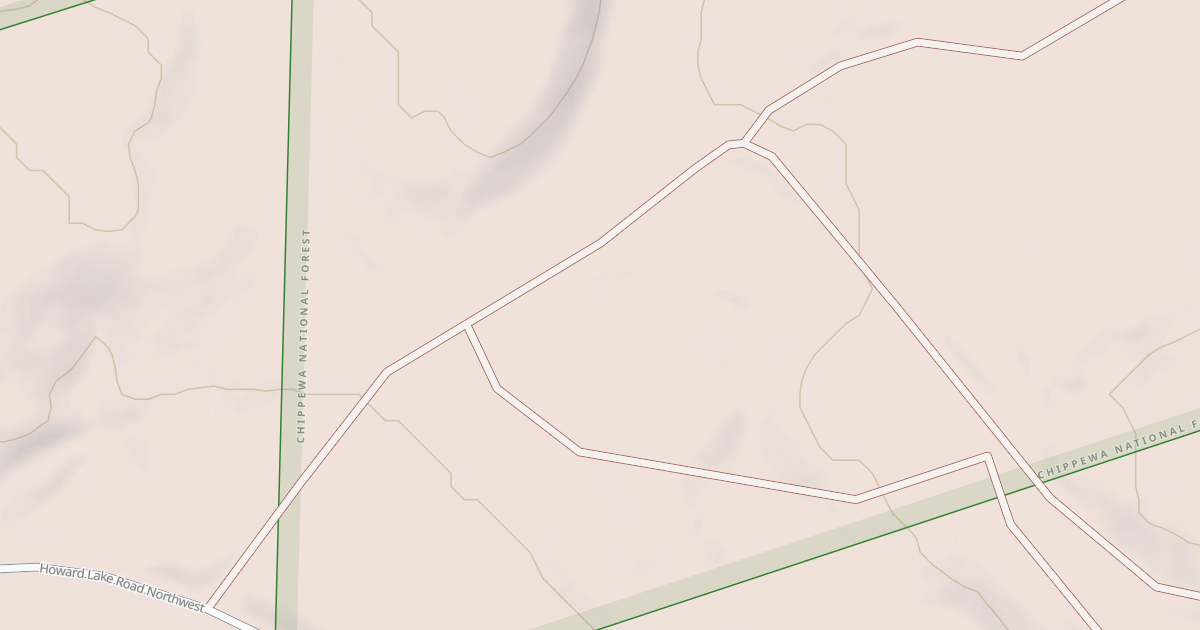 Map preview of HOWARD LAKE SPUR 2803