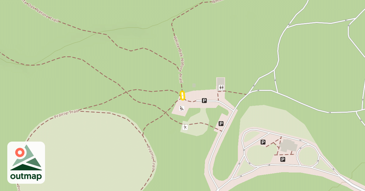 Map of White Oak Nature Trail