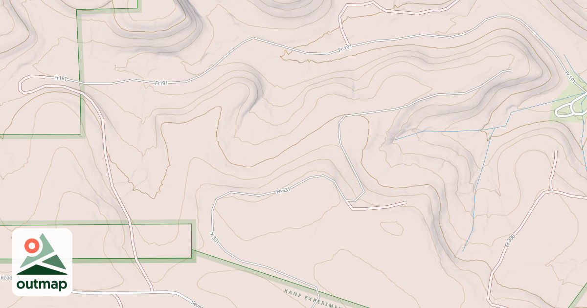 Map of TWIN LAKES