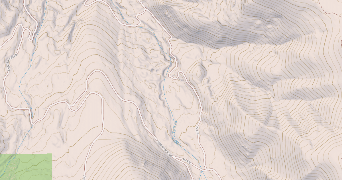 Map preview of Big Bear