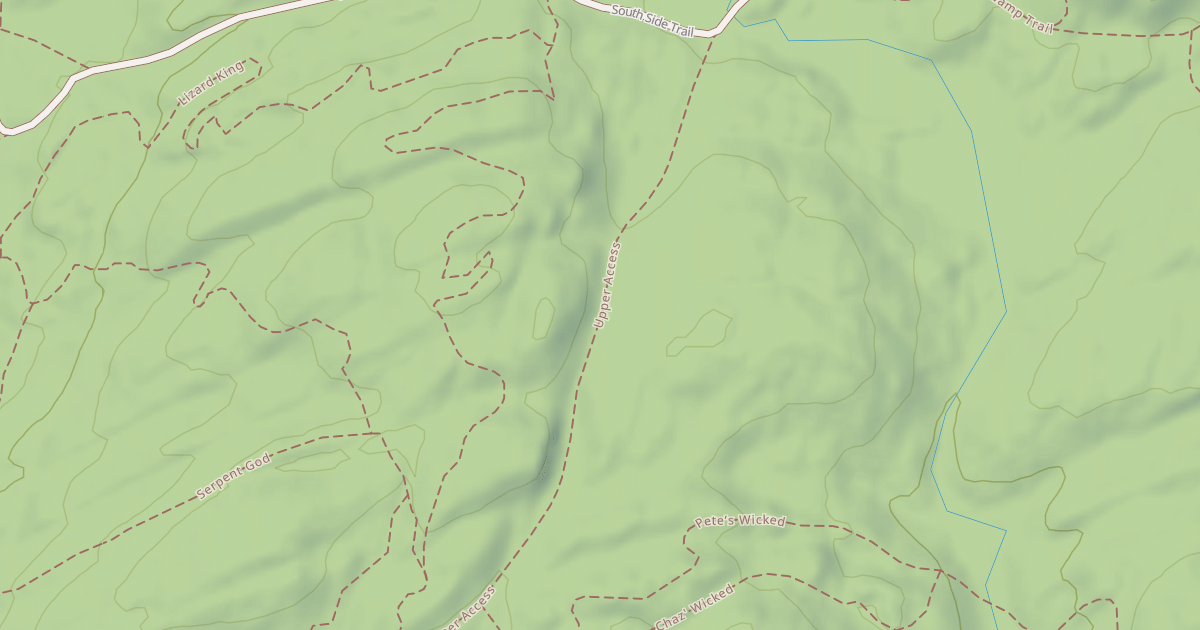 Map preview of Upper Access Trail