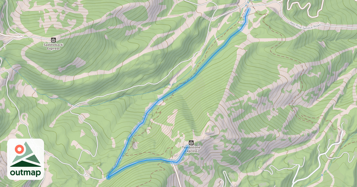 Map of Red Pine Road