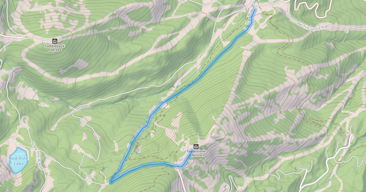 Map preview of Red Pine Road