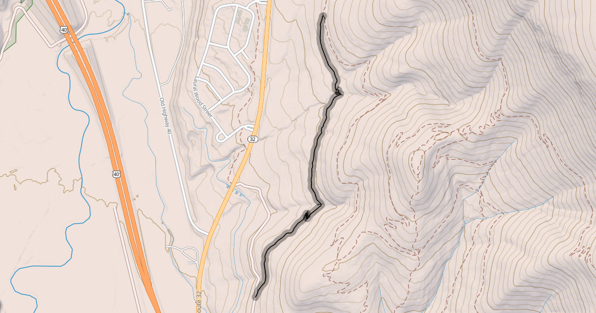 Map preview of Sheepbones Trail