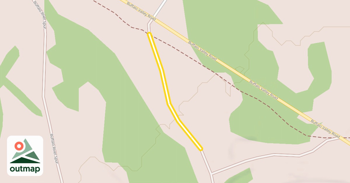 Map of Buffalo River Spur