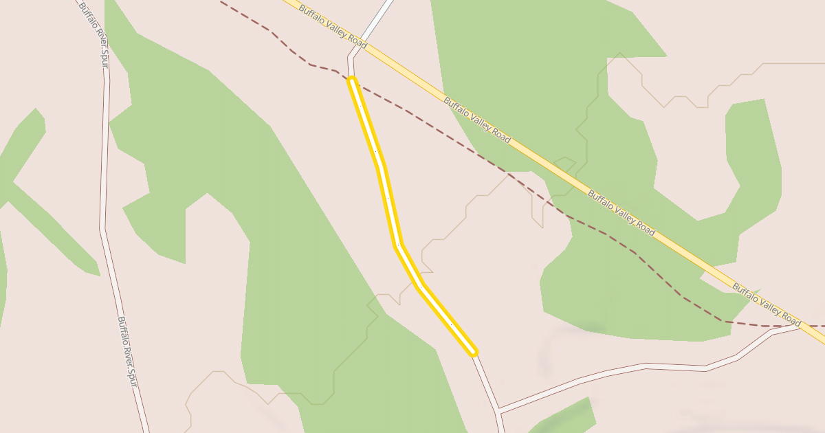 Map preview of Buffalo River Spur