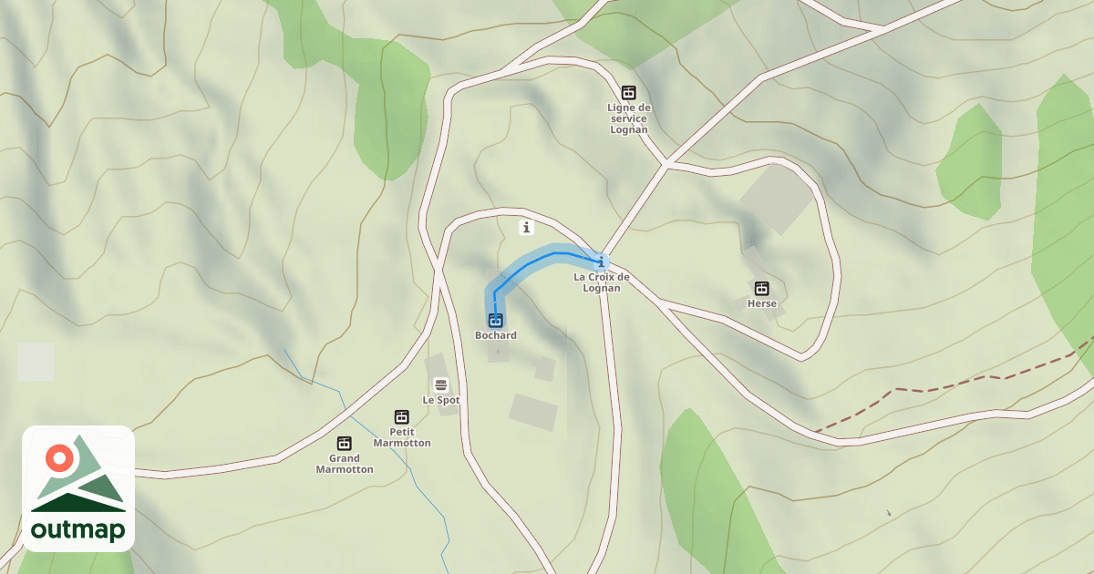 Map of Bochard