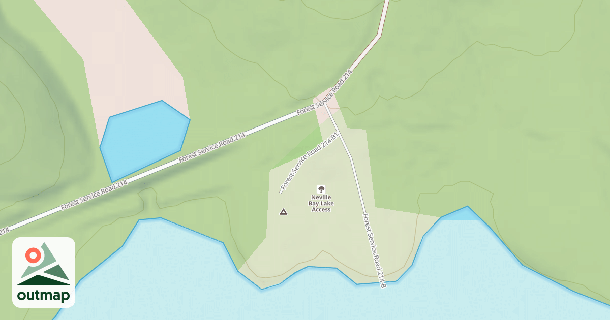 Map of NEVILLE CAMPING AREA (LROS)
