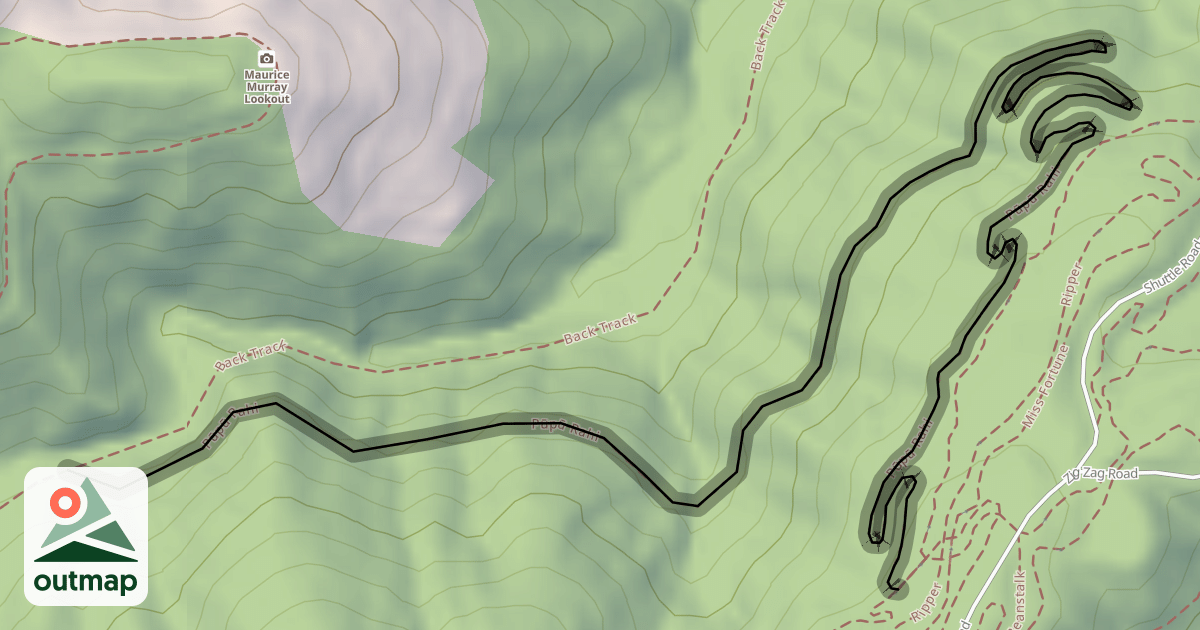 Map of Pūpū Rahi