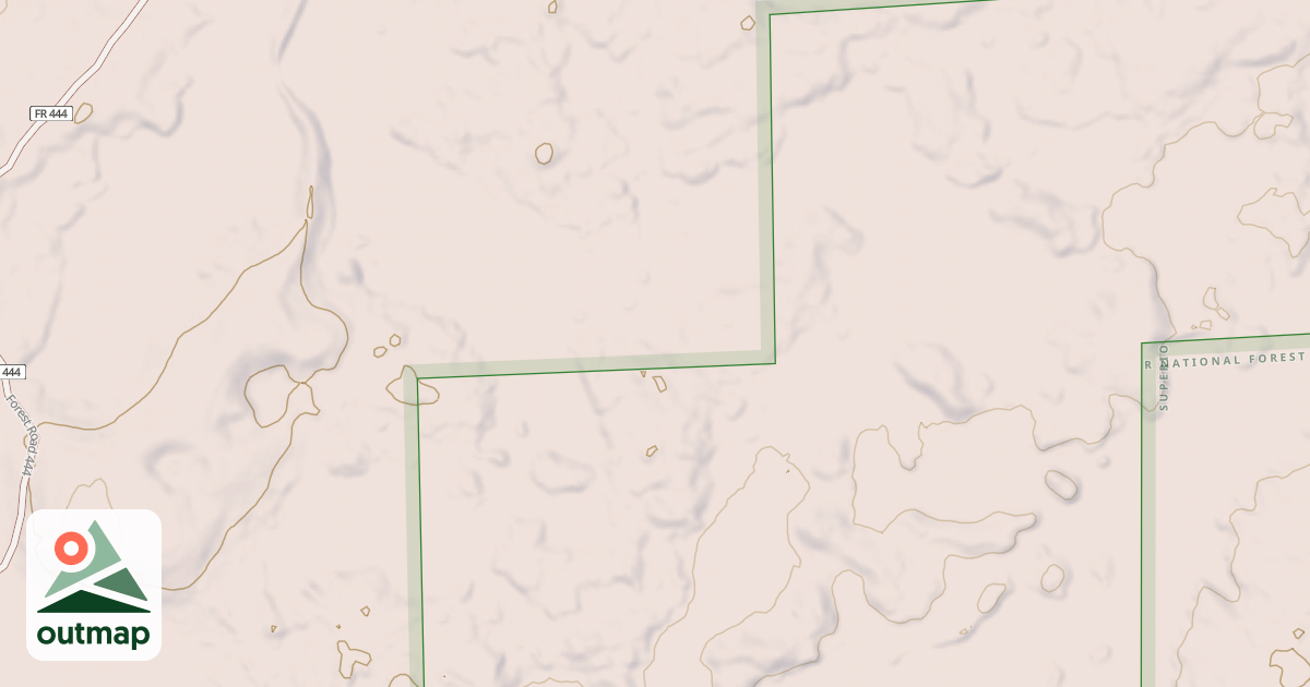 Map of Kawishiwi Triangle Farm Creek